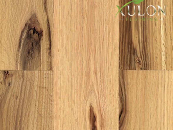 Unfinished Red Oak - #2 Common 6" Wide - 3/4" thick - Plank Solid Hardwood sample