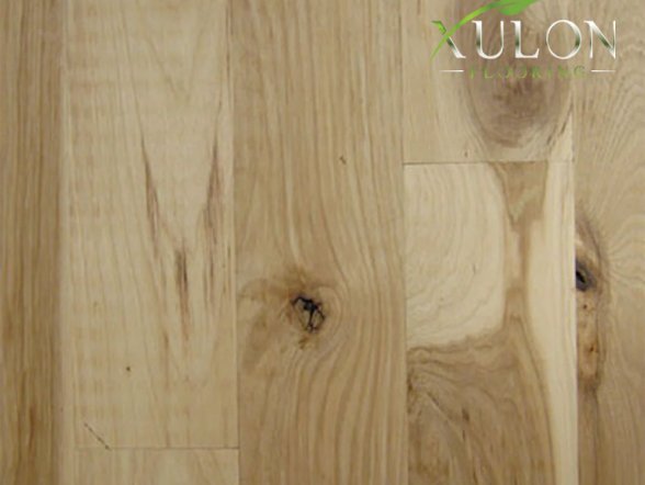 Unfinished Hickory #2 Character 3 1/4" Wide 3/4" thick Plank Solid Hardwood sample